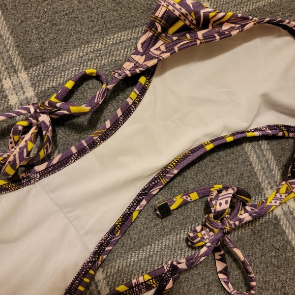 Victoria's Secret Purple/Neon String Bikini (2pc) - Picture 9 of 9